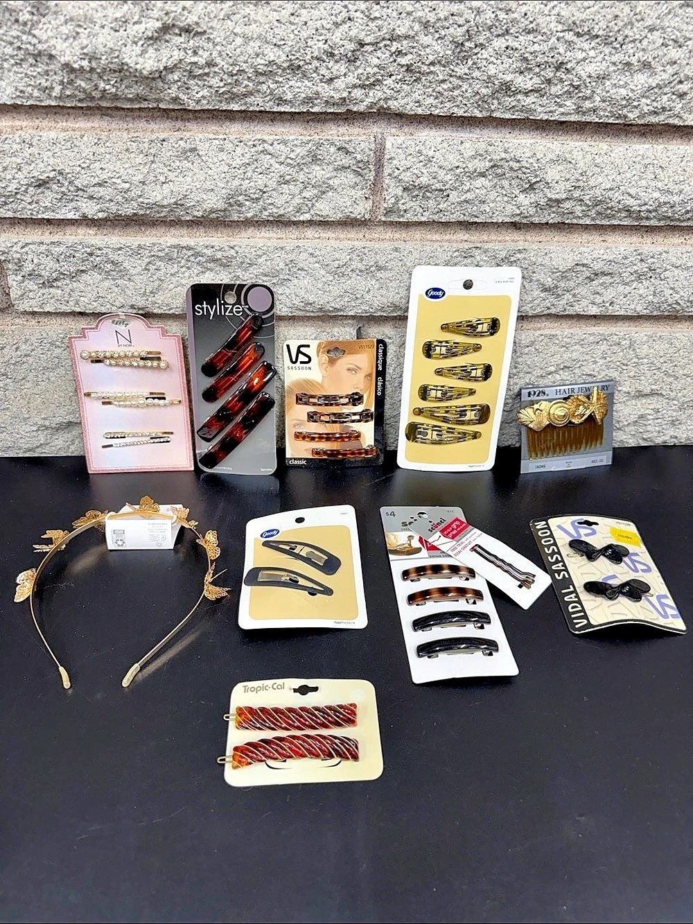 Hair Accessories Mixed Lot Scünci Goody Vidal Sassoon 1928 Clips Barrettes